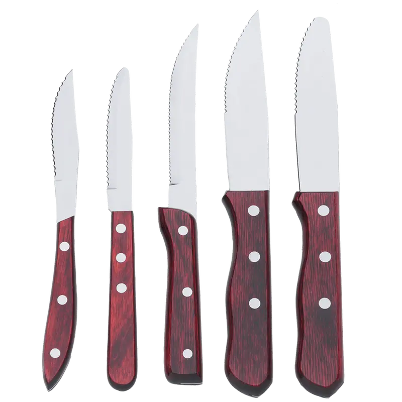 Browne 9-Inch Steak Knife – Pakkawood Handle & Rounded Blade | Denson Cfe 1
