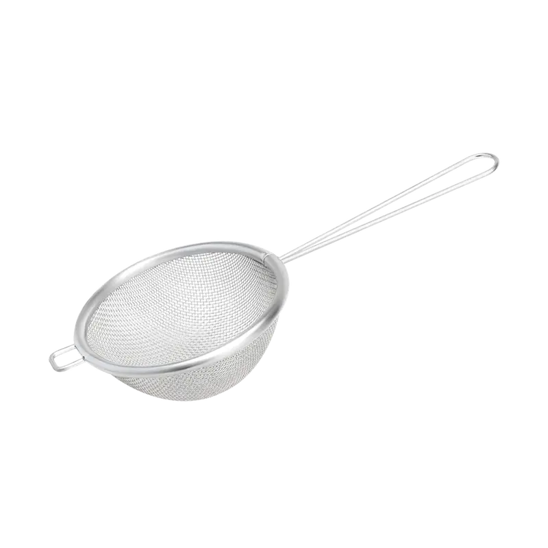 Browne 9092 4-Inch Fine-Mesh Single Strainer – Stainless Steel, Compact Prep Tool | Denson Cfe 1