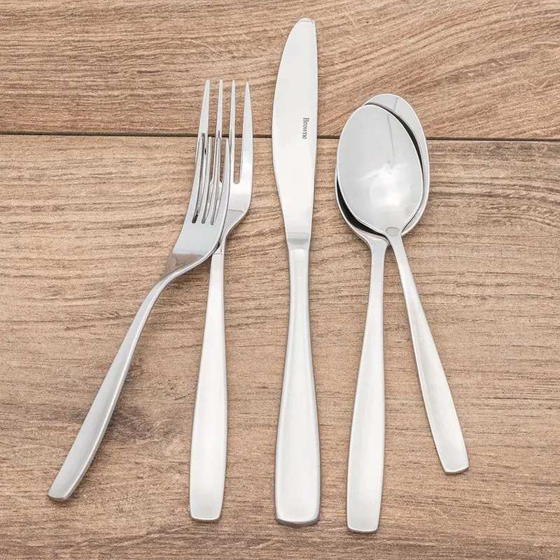 Browne Modena Salad Fork – 18/10 Stainless Steel, 6.5" | Denson Cfe 1