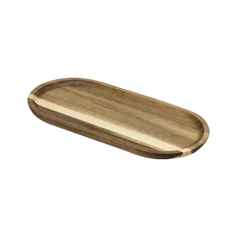 Browne Oval Serving Board – 12 X 6 Inch (30.5 X 15.2 Cm) Solid Acacia | Denson Cfe 1