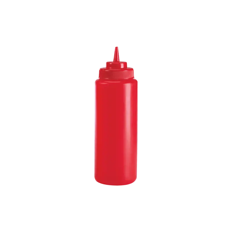 Browne Red 16 Oz Squeeze Dispensers – Case Of 2 Dozen (473 Ml Each) | Denson Cfe 1
