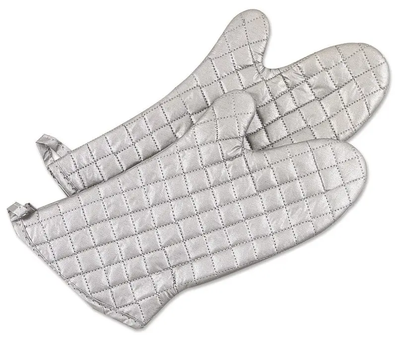 Browne Som15 15-Inch Oven Mitts With Aluminized Silicone Coating For Extreme Heat Protection | Denson Cfe 1