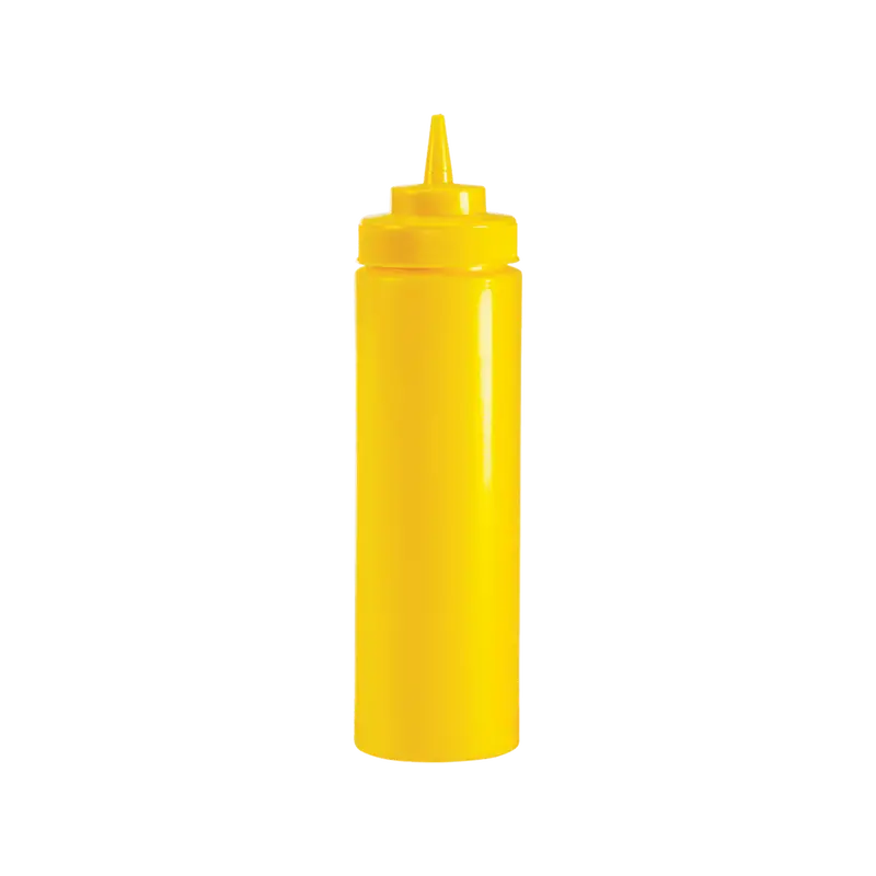 Browne Yellow 16 Oz Squeeze Dispensers – Case Of 2 Dozen (473 Ml Each) | Denson Cfe 1