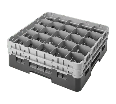 Cambro 20S434151 Full-Size Glass Rack – 20-Compartment Camrack With Two Extenders 1