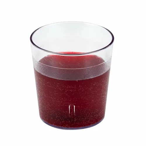 Cambro 900P152 Colorware 9.7 Oz Textured San Plastic Tumbler – Clear 1