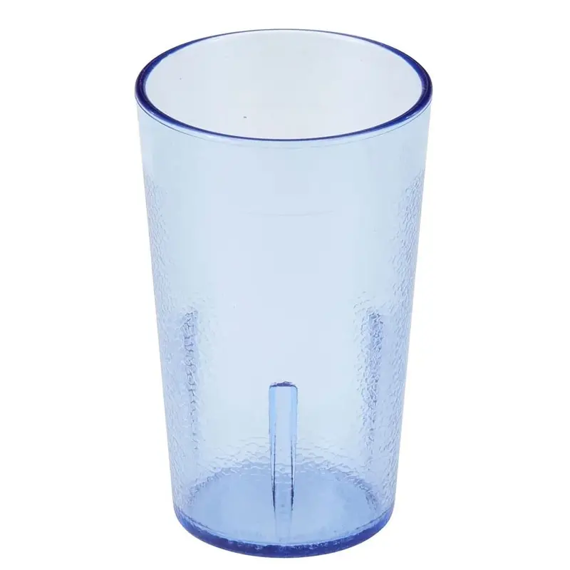 Cambro 950P401 Colorware 9.8 Oz Slate Blue San Plastic Tumbler With Textured Grip 1