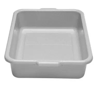 Cambro Cambox Bus Box – 21" X 15" X 5", Light Gray Polyethylene With Ribbed Base 1
