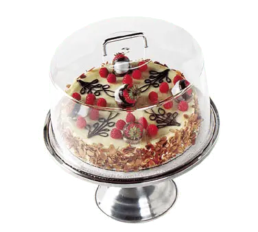 Cambro Camwear Clear Chrome Cake Display Dome – 1200 Series | Denson Cfe 1