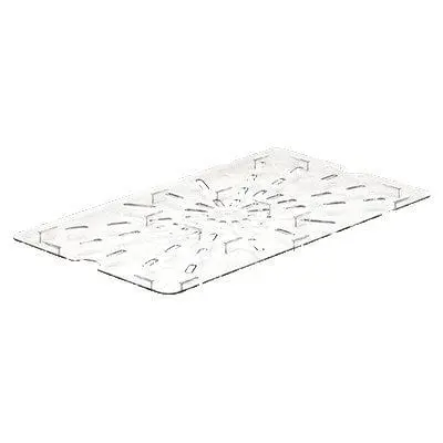 Cambro Camwear Full-Size Drain Shelf - Clear Polycarbonate, 10Cwd135 1