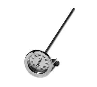 Candy And Deep-Fry Dial Thermometer – 2.25" Face, 12" Probe Stem, Dual-Scale Readout 1