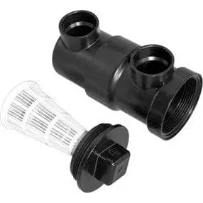 Canplas Endura 1.5-Inch Inline Drain Strainer – Abs Black Plumbing Fixture | Denson Cfe 1