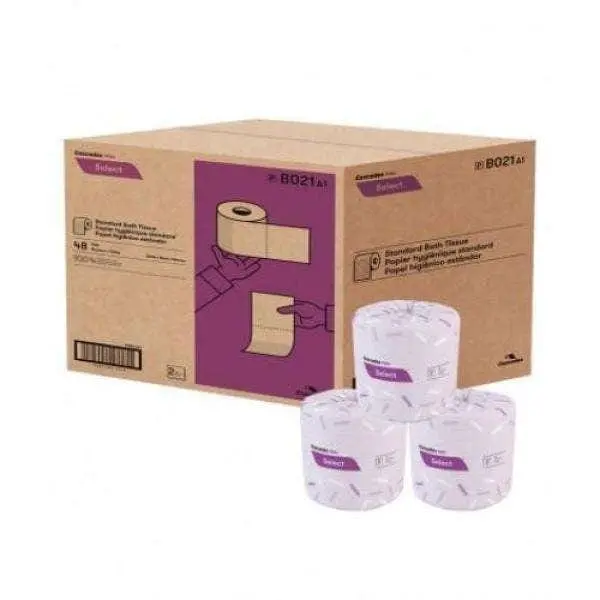 Cascades Pro Select Bath Tissue – 2-Ply, 500-Sheet Rolls (48 Rolls Per Case) 1