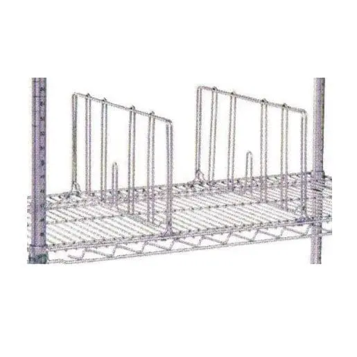 Chrome-Finished Divider Shelf – 14" Depth × 8" Height, Space-Saving Design | Denson Cfe 1