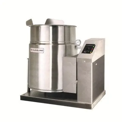 Cleveland Kgt-12-T 12-Gallon Tilting Steam Jacketed Kettle – Tabletop, 53,000 Btu 1