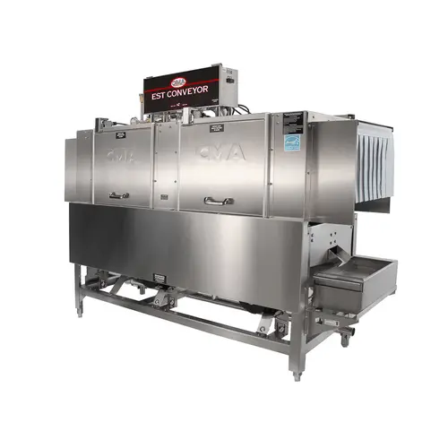 Cma Est-66 Energy Mizer® Conveyor Dishwasher – 66" Wide, 468 Racks/Hour, Corner Pre-Scrapper 1