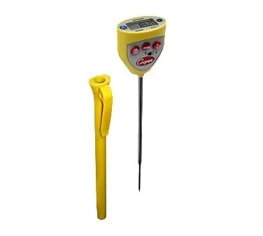Cooper-Atkins Dfp450W-0-8 Waterproof Digital Pocket Thermometer – Yellow, -40°F To 325°F | Denson Cfe 1