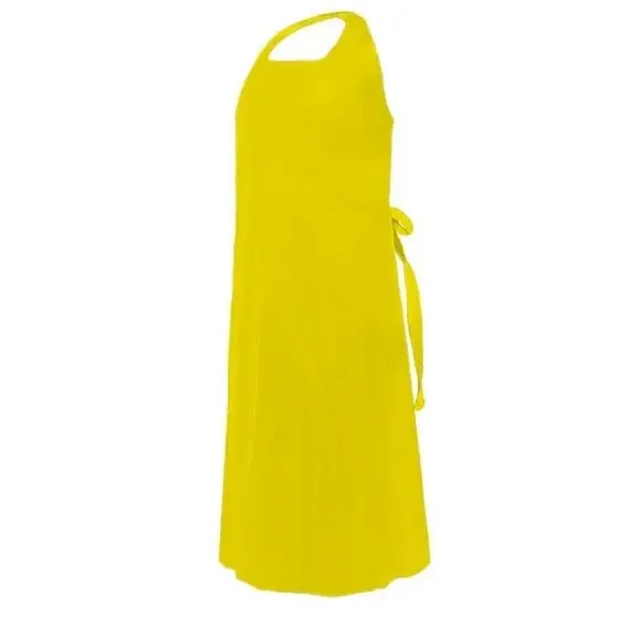 Coverme 38-162Y Yellow Polyurethane Die-Cut Apron (35" X 45") 1
