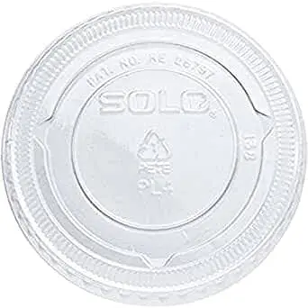 Dart Solo Ultra-Clear Pet Flat Lids For 325Cc, 400Cc & 550Cc Portion Cups – 2500-Pack (Pl4N) 1