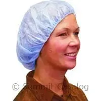 Disposable Blue Bouffant Cap – Pack Of 24, Lightweight Non-Woven Fabric 1