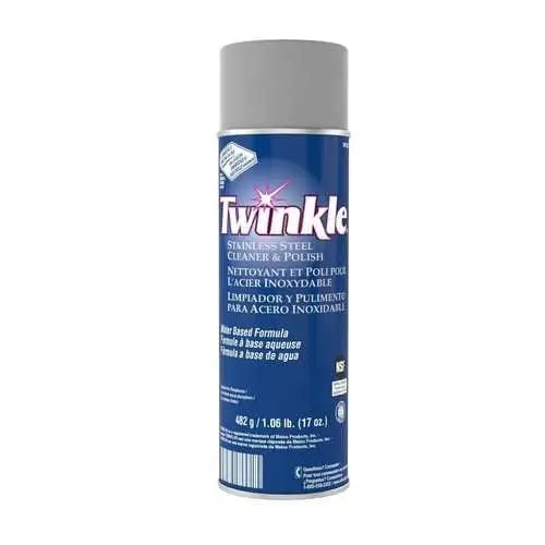 Diversey Twinkle Stainless Steel Cleaner & Polish – 482G Aerosol Can For Shine And Protection 1