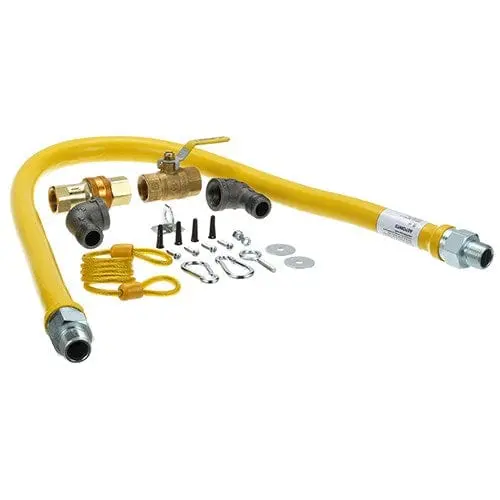 Dormont 44-S0290-48 Mavrik Gas Hose Kit – 3/4" X 48", Nsf-Certified | Apt40 1