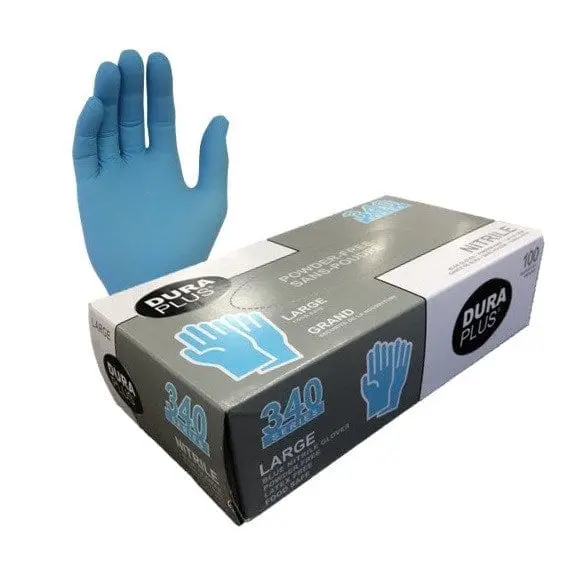 Dura Plus Small Nitrile Exam Gloves – Non-Latex, Powder-Free, 100 Per Box 1