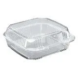 Ecopax 9" X 9" Clear Ops Clamshell Container – 250 Per Case 1