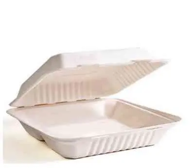 Efco Compostable Food Containers – 8.5" × 5.5" × 3", Biodegradable, 200-Unit Pack 1