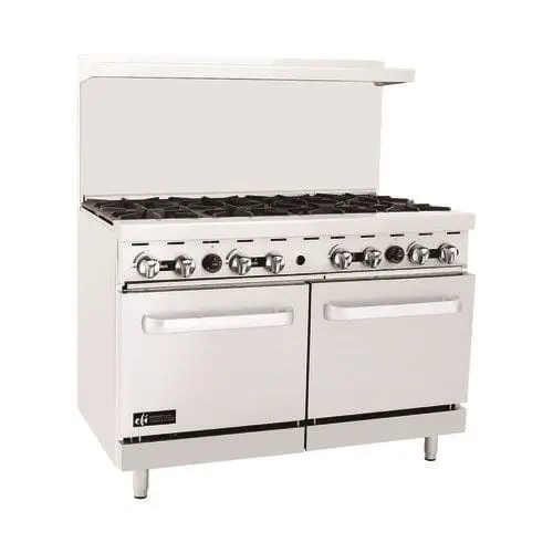 Efi 48" Natural Gas Range With 8 Open Burners – Rctrs-8B-N 1