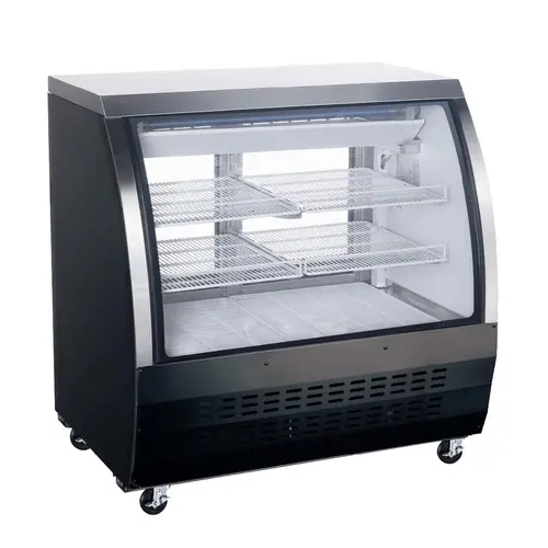 Efi Cdc-36 Curved-Glass Refrigerated Display Case – 36", Two-Door Floor Model | Denson Cfe 1