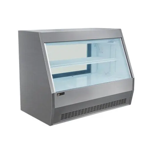 Efi Cds-1200S Straight-Glass Floor Display Cooler — 48", Dual Doors, Stainless Exterior | Denson Cfe 1