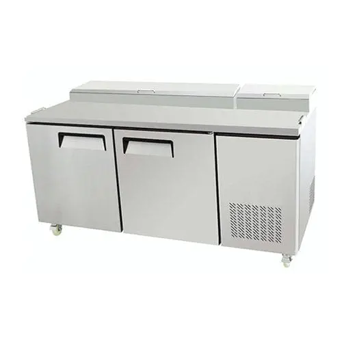 Efi Cpdr2-67Vc 67-Inch Refrigerated Pizza Prep Table With Dual Doors 1