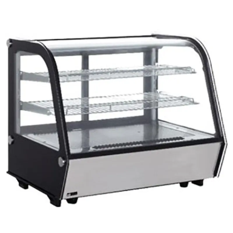 Efi Hgcm-Ct-3427-Wh Countertop Heated Display Case – 34" Curved Glass, White Finish, Denson Cfe 1