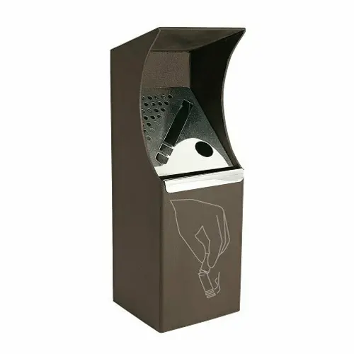 Emu Uvc2 Wall-Mount Clash Ashtray – 5" X 5" X 14"H 1