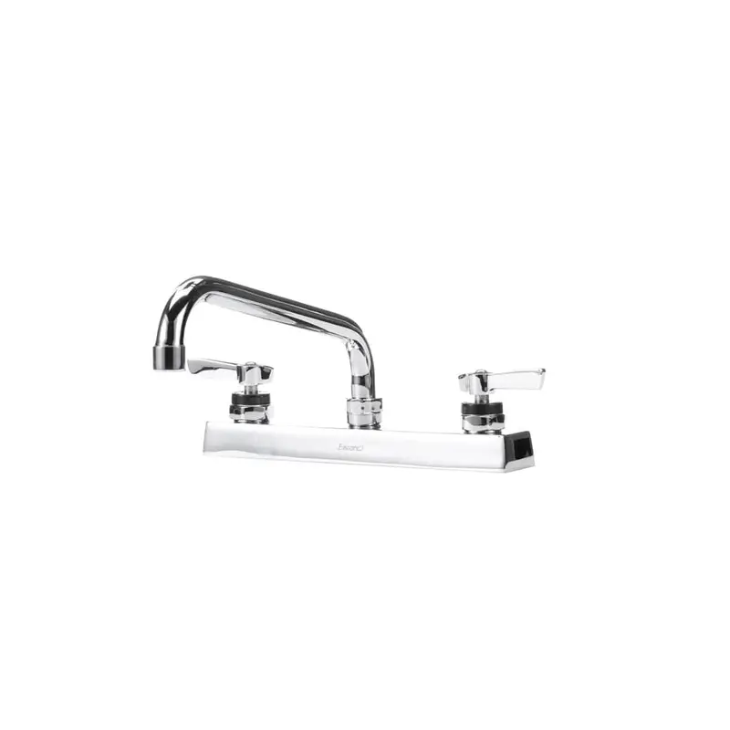 Encore Deck-Mount Faucet With 8-Inch Centers And 12-Inch Gooseneck Spout (Kl41-8112-Se1) 1