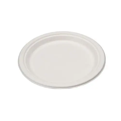 Ep-013P 9-Inch Compostable Sugarcane Plates: Eco-Friendly, Heavy-Duty Disposable Servingware | 500-Count Case By Denson Cfe 1