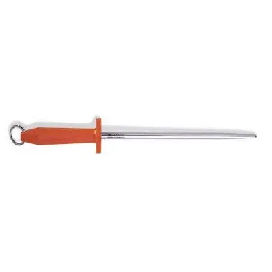F.Dick 7469125R Round Nochromium-Polished Sharpening Steel – 10 Inch | Denson Cfe 1