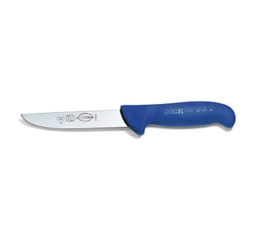 F.Dick 8225913 Ergogrip Wide Boning Knife – 5 Inch, Blue Handle | Denson Cfe 1