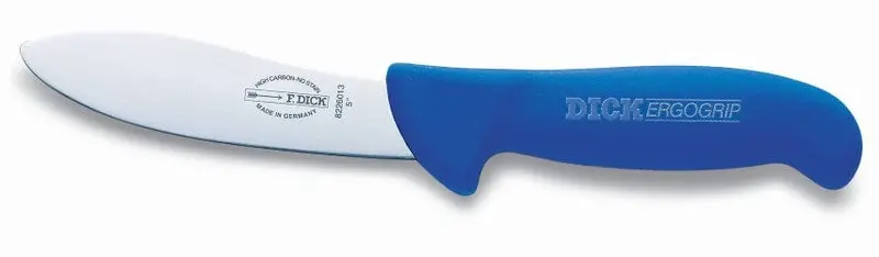 F.Dick 8226013 Ergogrip Skinning Knife – 5 Inch, Blue Handle | Denson Cfe 1