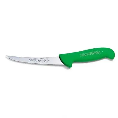 F.Dick Ergogrip 5-Inch Curved Flex Boning Knife – Green Handle | Denson Cfe 1