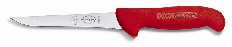 F.Dick Ergogrip 6-Inch Narrow Boning Knife – Red Handle | Denson Cfe 1
