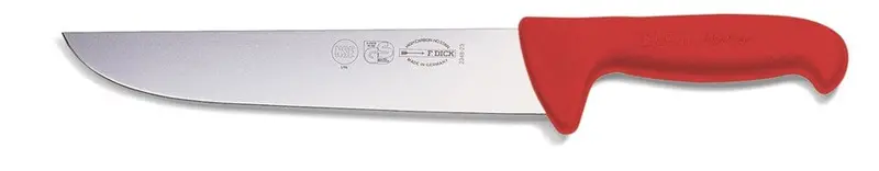 F.Dick Ergogrip 9-Inch French Butcher Knife – Red Handle | Denson Cfe 1