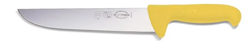 F.Dick Ergogrip 9-Inch French Butcher Knife – Yellow Handle | Denson Cfe 1