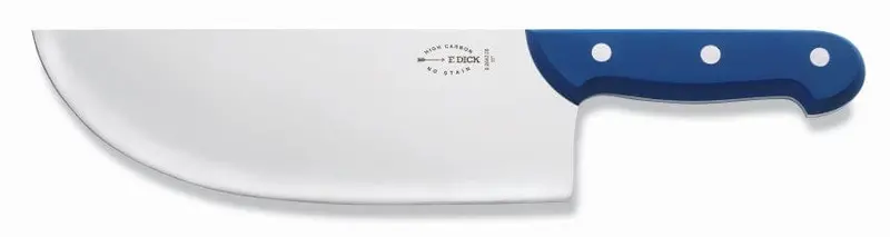 F.Dick Ergogrip Blue Butcher Knife – 11" Robust Straight-Edge Blade | Denson Cfe 1