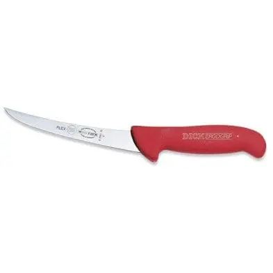 F.Dick Ergogrip Curved Rigid Boning Knife – 6" Red Handle | Denson Cfe 1