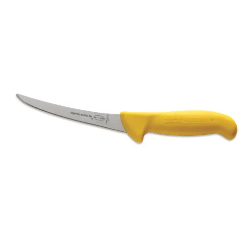 F.Dick Ergogrip Curved Rigid Boning Knife – 6" Yellow Handle | Denson Cfe 1