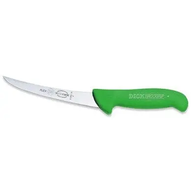 F.Dick Ergogrip Curved Semi-Flex Boning Knife – 6" Green Handle | Denson Cfe 1