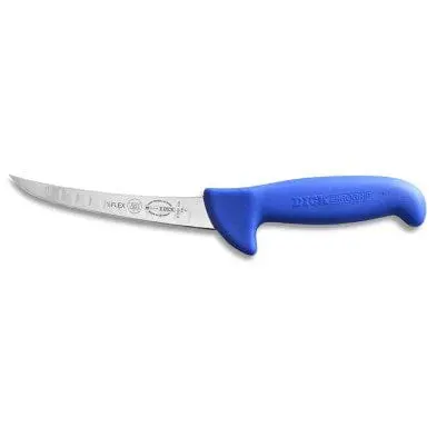 F.Dick Ergogrip Curved Semi-Flexible Boning Knife With Kullenschliff – 6" Handle | Denson Cfe 1