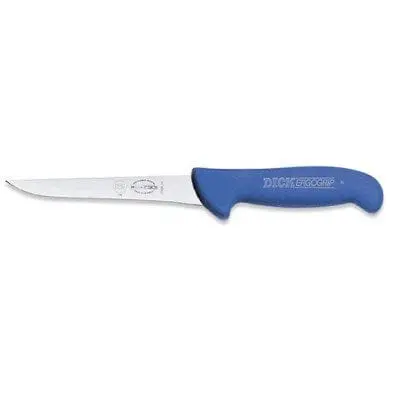 F.Dick Ergogrip Narrow Rigid Boning Knife – 6" Xxl Blue Handle | Denson Cfe 1