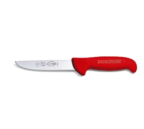 F.Dick Ergogrip Red 5-Inch Wide Boning Knife | Denson Cfe 1